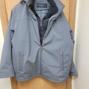 Weatherproof Men's Charcoal Raincoat